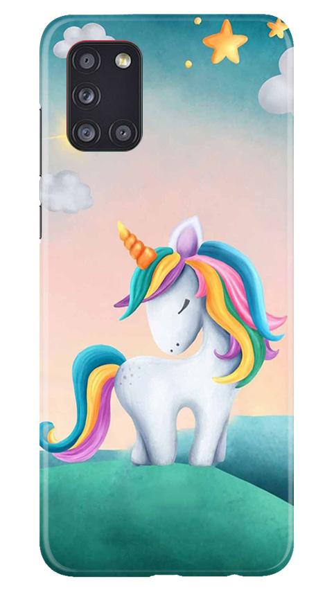 Unicorn Mobile Back Case for Samsung Galaxy A31 (Design - 366)