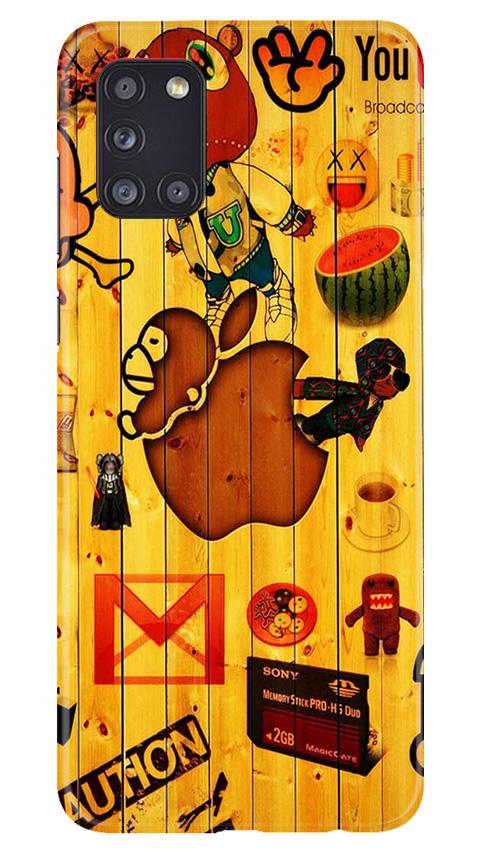 Wooden Texture Mobile Back Case for Samsung Galaxy A31 (Design - 367)