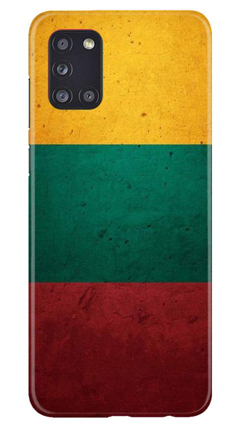 Color Pattern Mobile Back Case for Samsung Galaxy A31 (Design - 374)