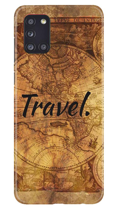 Travel Mobile Back Case for Samsung Galaxy A31 (Design - 375)