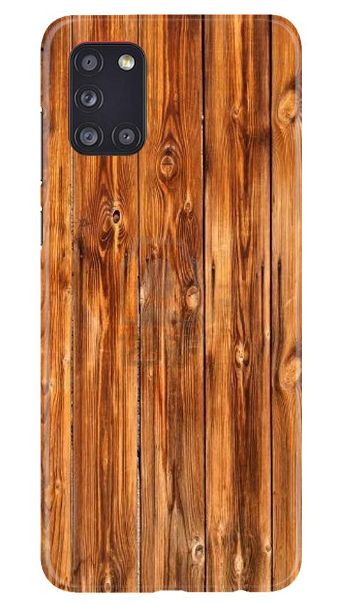 Wooden Texture Mobile Back Case for Samsung Galaxy A31 (Design - 376)