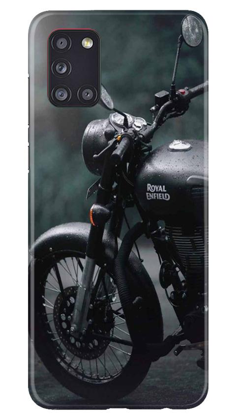 Royal Enfield Mobile Back Case for Samsung Galaxy A31 (Design - 380)