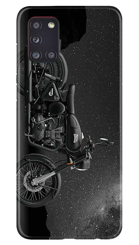 Royal Enfield Mobile Back Case for Samsung Galaxy A31 (Design - 381)
