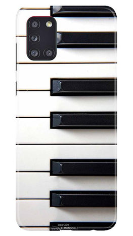 Piano Mobile Back Case for Samsung Galaxy A31 (Design - 387)
