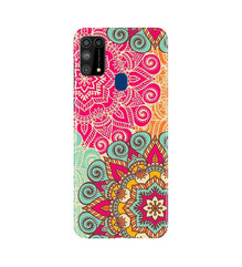 Rangoli art Mobile Back Case for Samsung Galaxy M31 (Design - 6)