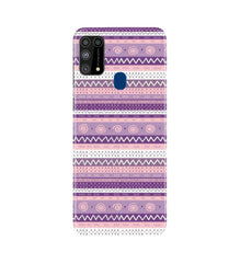 Zigzag line pattern3 Mobile Back Case for Samsung Galaxy M31 (Design - 11)
