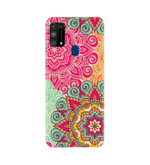 Rangoli art2 Mobile Back Case for Samsung Galaxy M31 (Design - 29)