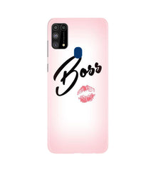 Boss Mobile Back Case for Samsung Galaxy M31 (Design - 59)