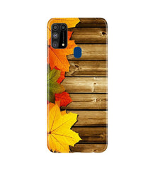 Wooden look3 Mobile Back Case for Samsung Galaxy M31 (Design - 61)