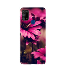 Purple Daisy Mobile Back Case for Samsung Galaxy M31 (Design - 65)