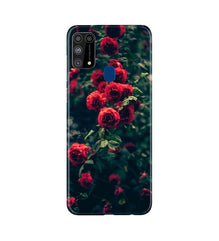 Red Rose Mobile Back Case for Samsung Galaxy M31 (Design - 66)