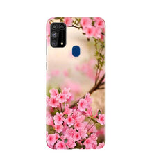 Pink flowers Mobile Back Case for Samsung Galaxy M31 (Design - 69)