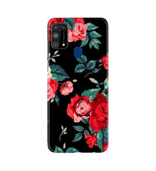 Red Rose2 Mobile Back Case for Samsung Galaxy M31 (Design - 81)