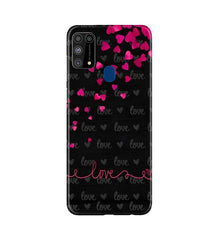 Love in Air Mobile Back Case for Samsung Galaxy M31 (Design - 89)