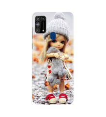 Cute Doll Mobile Back Case for Samsung Galaxy M31 (Design - 93)