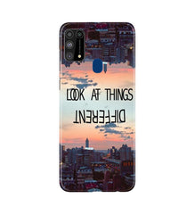 Look at things different Mobile Back Case for Samsung Galaxy M31 (Design - 99)