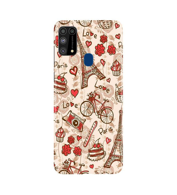 Love Paris Case for Samsung Galaxy M31  (Design - 103)