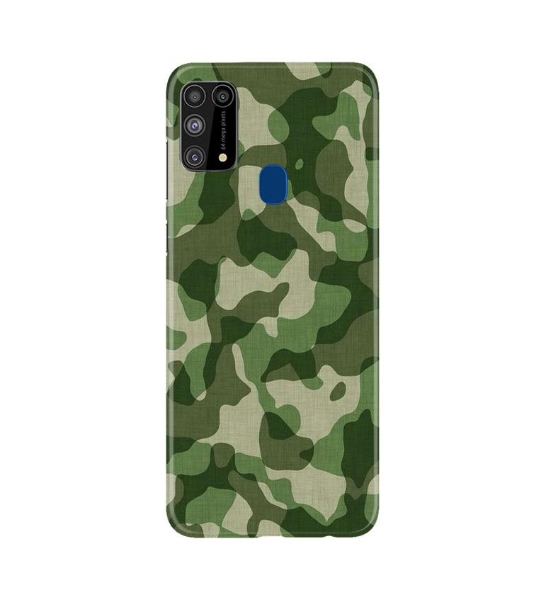 Army Camouflage Case for Samsung Galaxy M31(Design - 106)