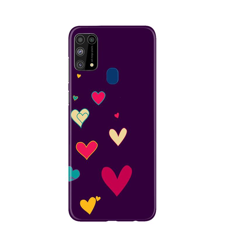 Purple Background Case for Samsung Galaxy M31(Design - 107)