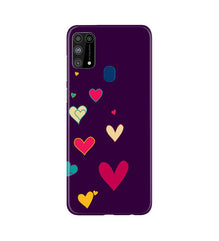 Purple Background Mobile Back Case for Samsung Galaxy M31  (Design - 107)