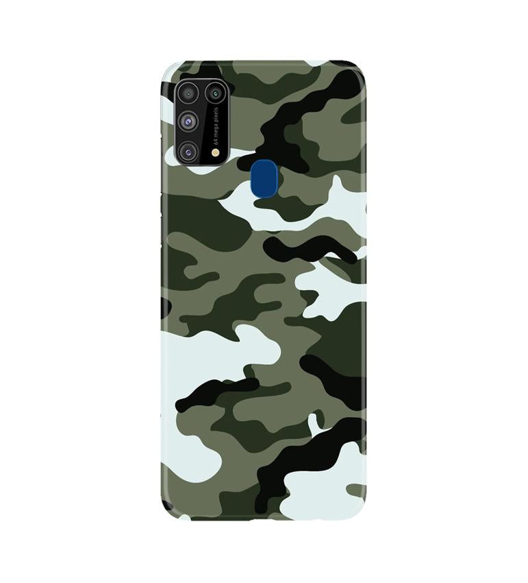 Army Camouflage Case for Samsung Galaxy M31  (Design - 108)