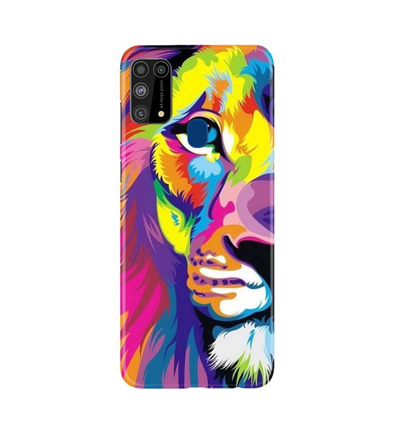 Colorful Lion Case for Samsung Galaxy M31  (Design - 110)