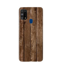 Wooden Look Mobile Back Case for Samsung Galaxy M31  (Design - 112)