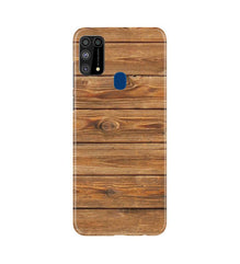 Wooden Look Mobile Back Case for Samsung Galaxy M31  (Design - 113)