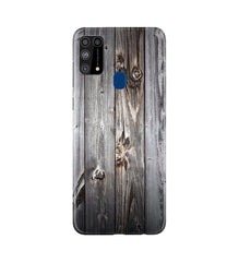Wooden Look Mobile Back Case for Samsung Galaxy M31  (Design - 114)