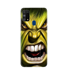 Hulk Superhero Mobile Back Case for Samsung Galaxy M31  (Design - 121)