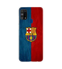 FCB Football Mobile Back Case for Samsung Galaxy M31  (Design - 123)
