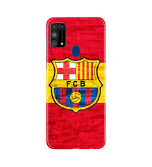 FCB Football Mobile Back Case for Samsung Galaxy M31  (Design - 174)