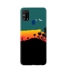 Sky Trees Mobile Back Case for Samsung Galaxy M31 (Design - 191)