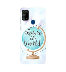 Explore the World Mobile Back Case for Samsung Galaxy M31 (Design - 207)
