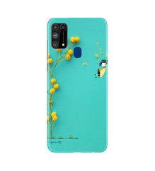 Flowers Girl Mobile Back Case for Samsung Galaxy M31 (Design - 216)
