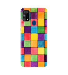 Colorful Square Mobile Back Case for Samsung Galaxy M31 (Design - 218)