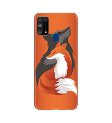 Wolf  Mobile Back Case for Samsung Galaxy M31 (Design - 224)
