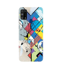 Modern Art Mobile Back Case for Samsung Galaxy M31 (Design - 235)