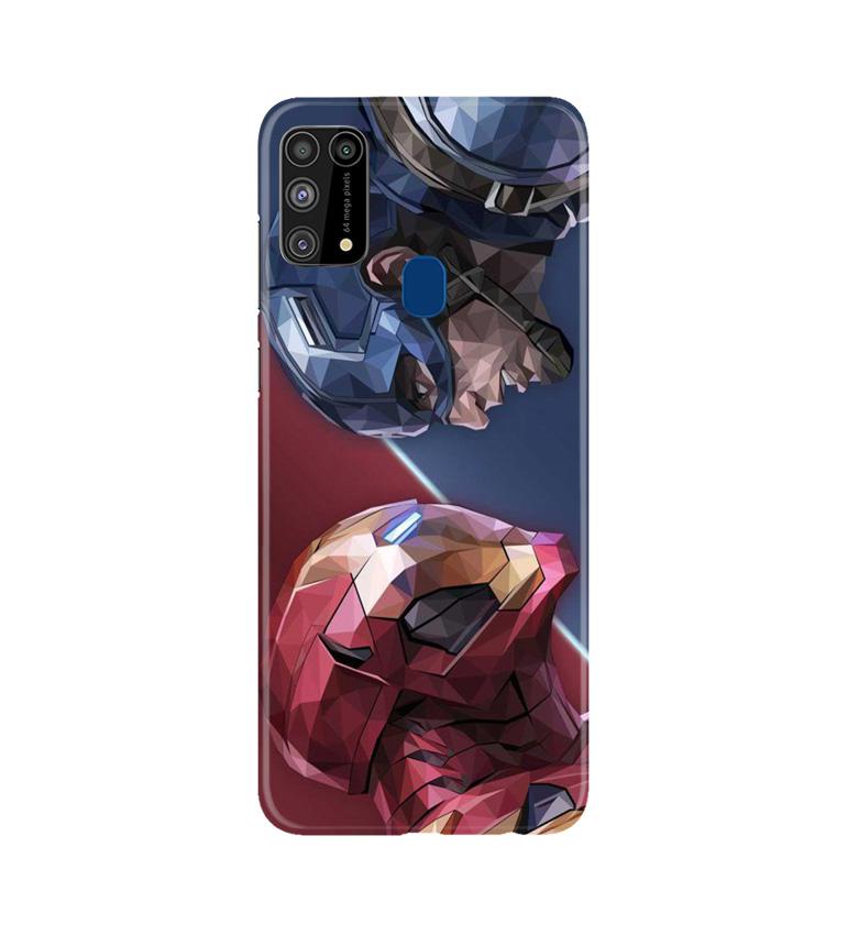 Ironman Captain America Case for Samsung Galaxy M31 (Design No. 245)