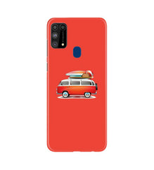 Travel Bus Mobile Back Case for Samsung Galaxy M31 (Design - 258)