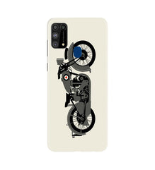 MotorCycle Mobile Back Case for Samsung Galaxy M31 (Design - 259)