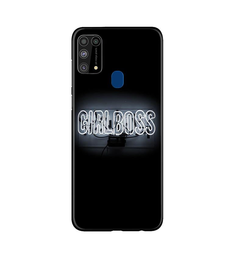 Girl Boss Black Case for Samsung Galaxy M31 (Design No. 268)