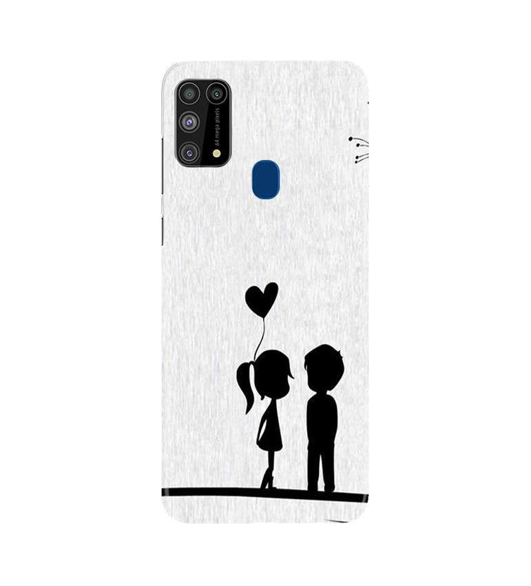Cute Kid Couple Case for Samsung Galaxy M31 (Design No. 283)