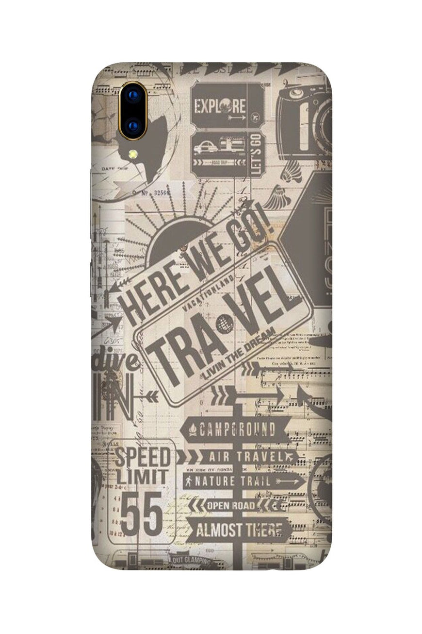 Travel Case for Vivo V11 Pro  (Design - 104)