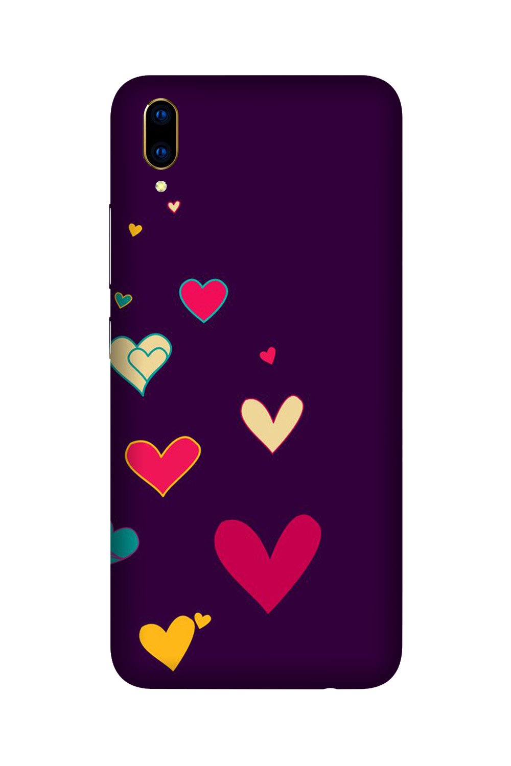 Purple Background Case for Vivo V11 Pro  (Design - 107)
