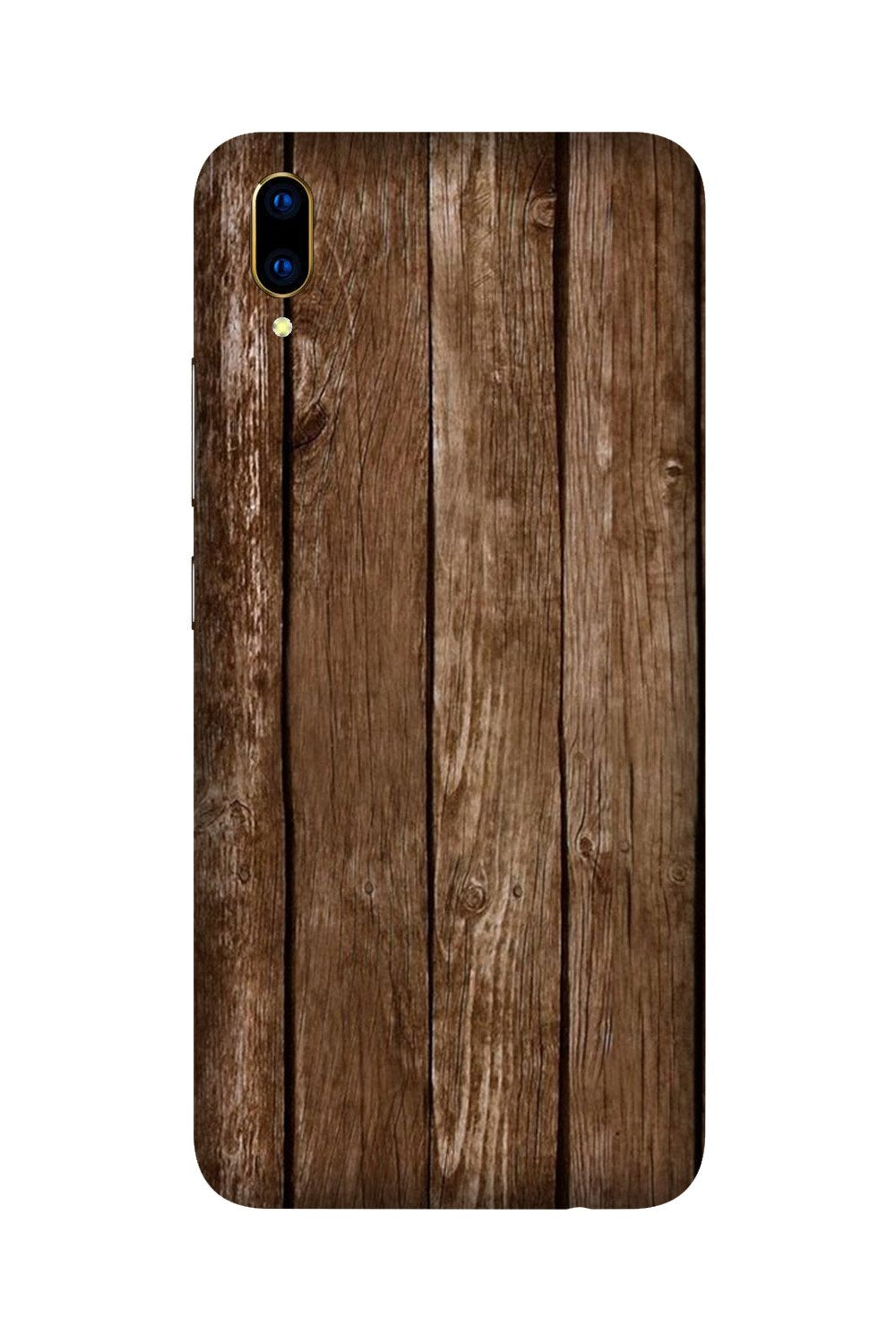 Wooden Look Case for Vivo V11 Pro  (Design - 112)