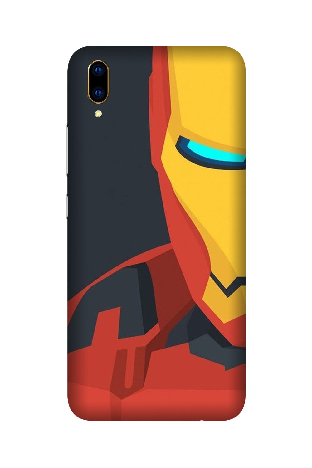 Iron Man Superhero Case for Vivo Y90  (Design - 120)