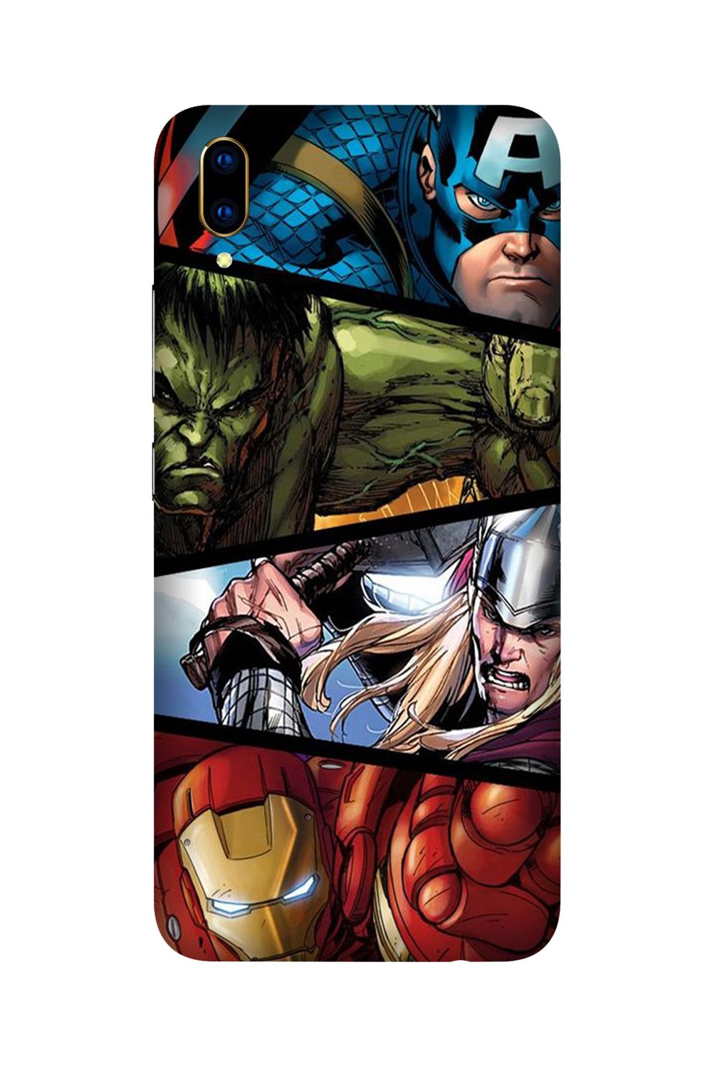 Avengers Superhero Case for Vivo Y90  (Design - 124)