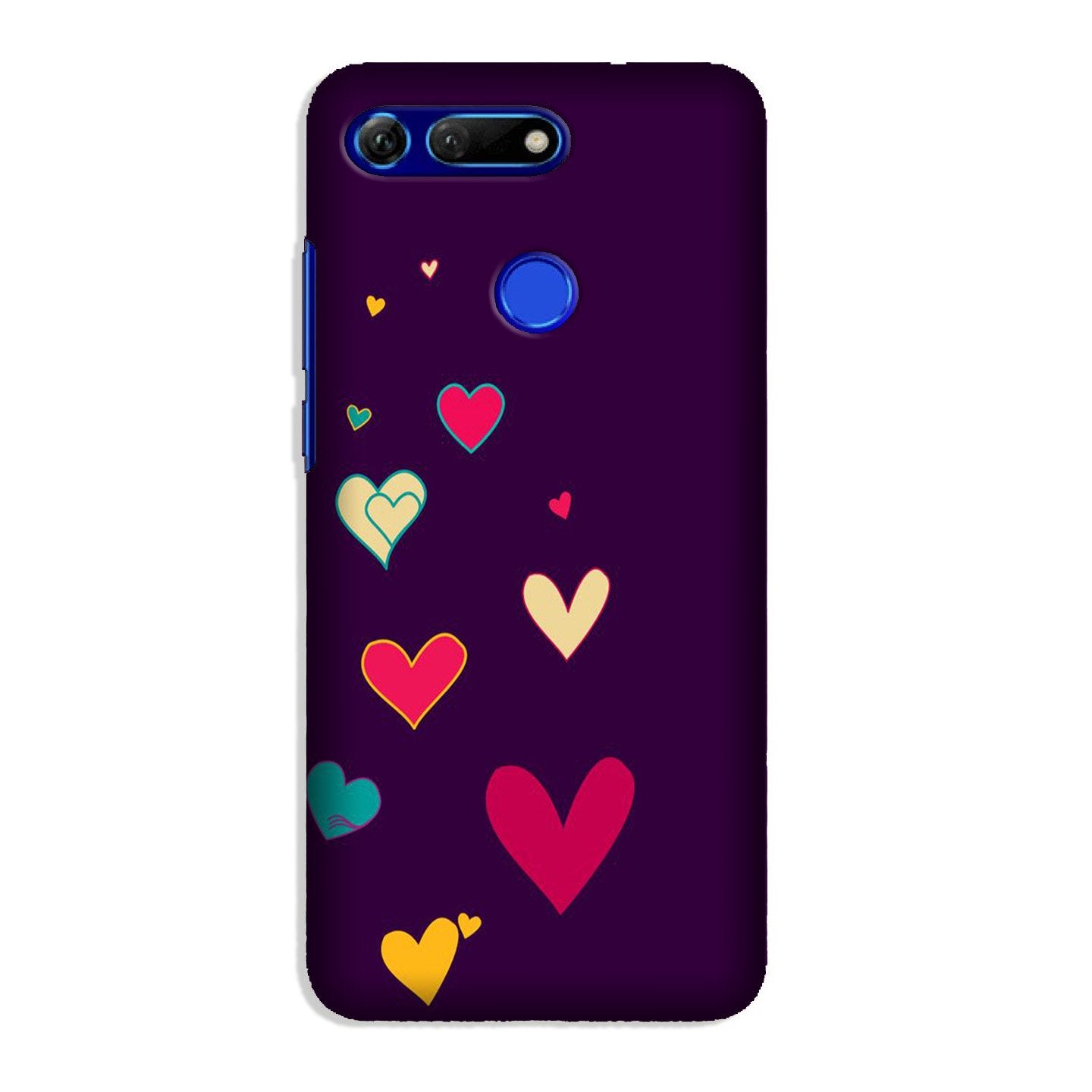 Purple Background Case for Honor View 20  (Design - 107)