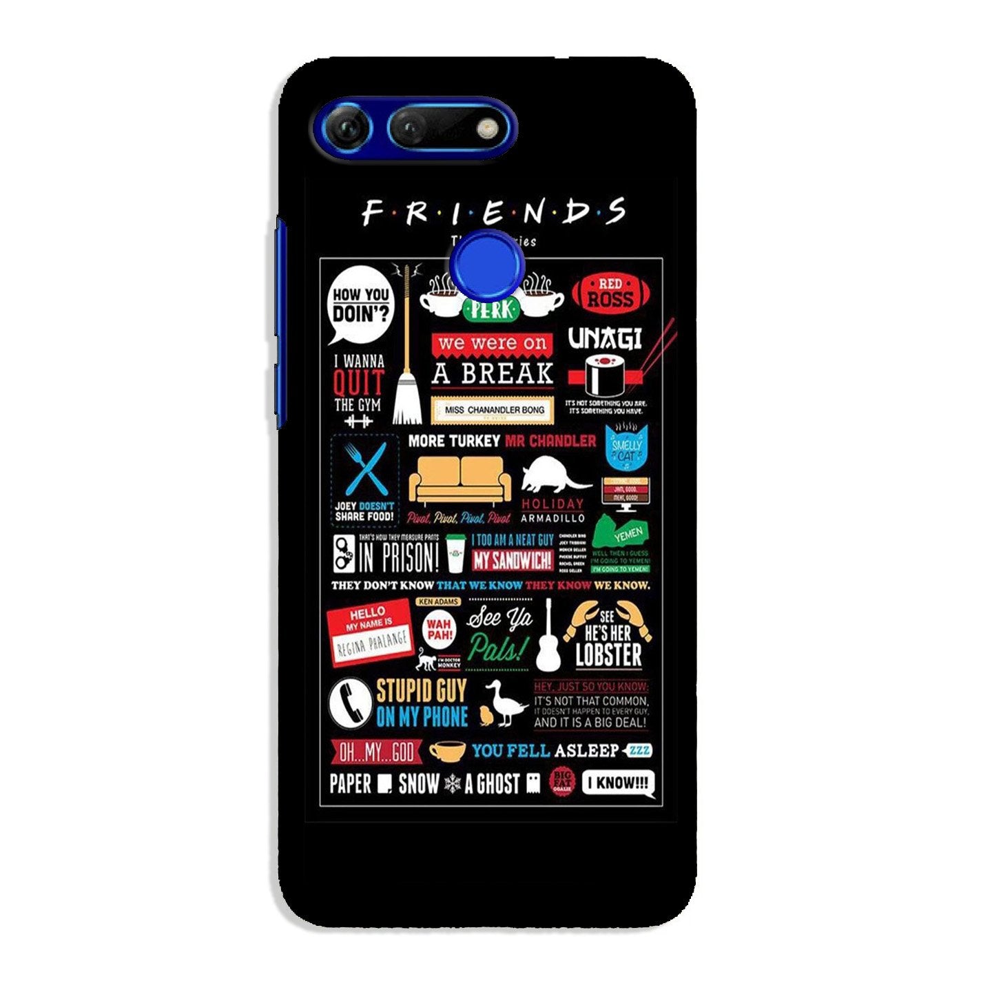 Friends Case for Honor View 20(Design - 145)